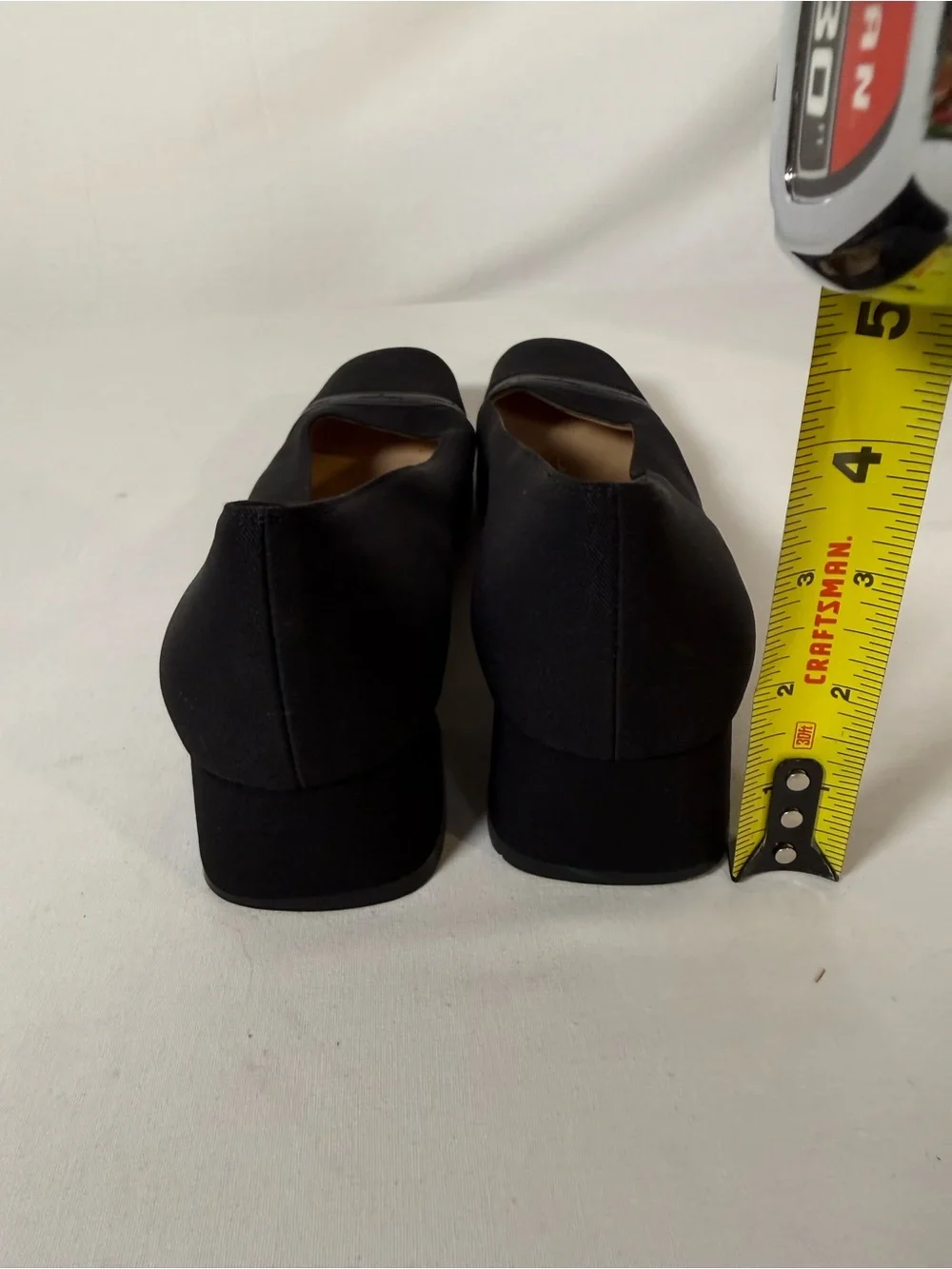 Vintage Black Ferragamo Block Heels - Size 10.5